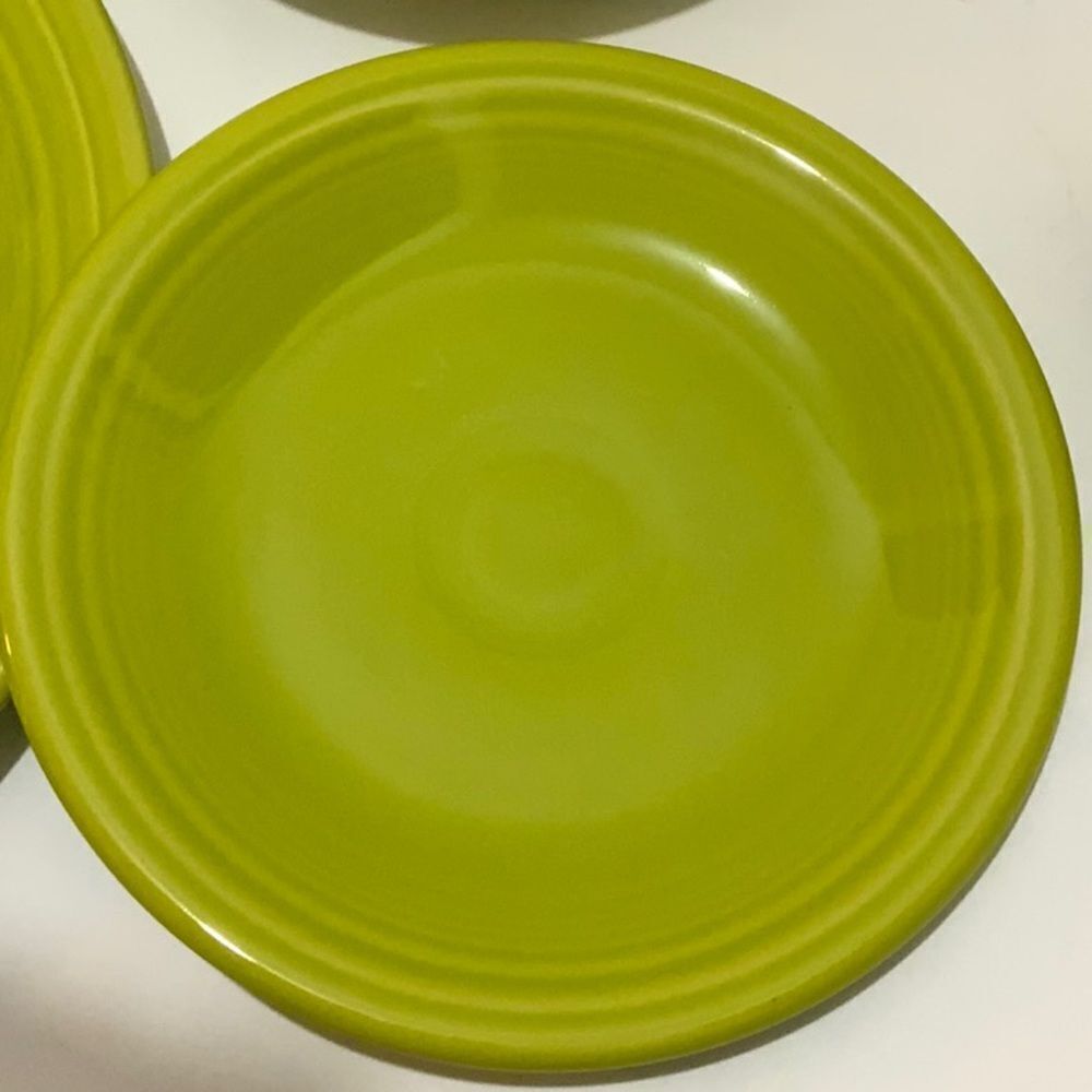 NEW Fiesta Ware Lemongrass 4 pc place setting Homer Laughlin - Picture 3 of 10